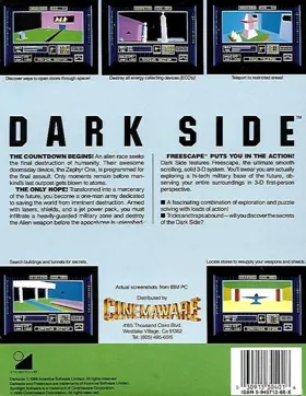 Dark Side box cover back